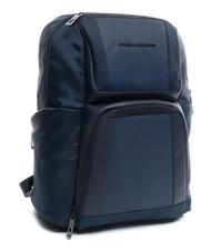 PIQUADRO WALLABY Zaino in pelle e tessuto, porta pc 14", ok Ryanair - Zaini da lavoro porta PC