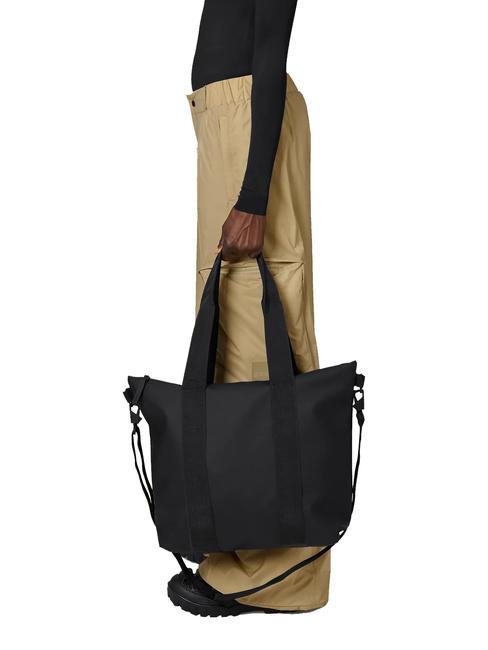 TOTE BAG MINI Borsa impermeabile black - Borse Donna