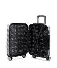 ROCCOBAROCCO ADVENTURE Set 3 trolley cabin, medio, grande silver - Set Trolley - 2