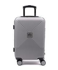 ROCCOBAROCCO ADVENTURE Set 3 trolley cabin, medio, grande silver - Set Trolley - 4