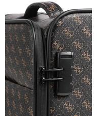 GUESS VEZZOLA Trolley Bagaglio a Mano BROWN/OCHRE - Bagagli a mano - 4