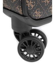 GUESS VEZZOLA Trolley Bagaglio a Mano BROWN/OCHRE - Bagagli a mano - 5