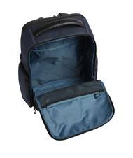 PIQUADRO WOLLEM Zaino porta pc 15,6" in tessuto e pelle blu - Zaini da lavoro porta PC - 4