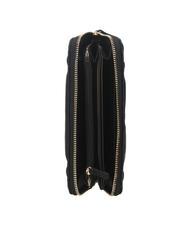 TWINSET LOGO QUILTED Portafoglio grande zip around nero - Portafogli Donna - 2