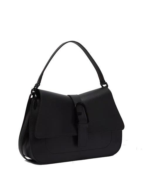 FLOW M Borsa a mano in pelle Nero - Borse Donna