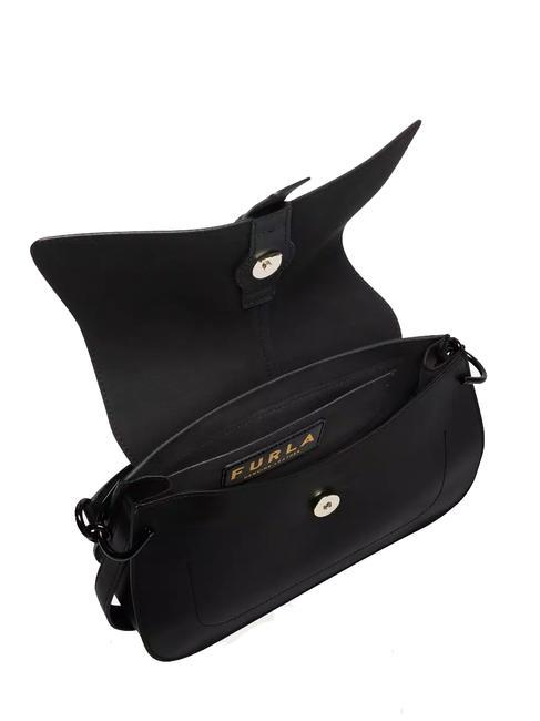 FLOW M Borsa a mano in pelle Nero - Borse Donna