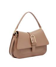 FURLA FLOW M Borsa a mano in pelle greige - Borse Donna - 2