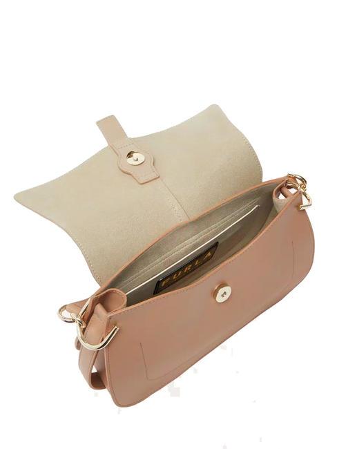 FLOW M Borsa a mano in pelle greige - Borse Donna