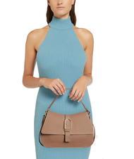 FURLA FLOW M Borsa a mano in pelle greige - Borse Donna - 5