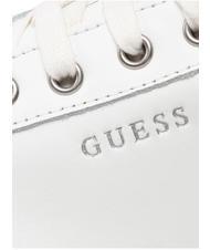 GUESS VIBO Sneakers in pelle white black - Scarpe Uomo - 4