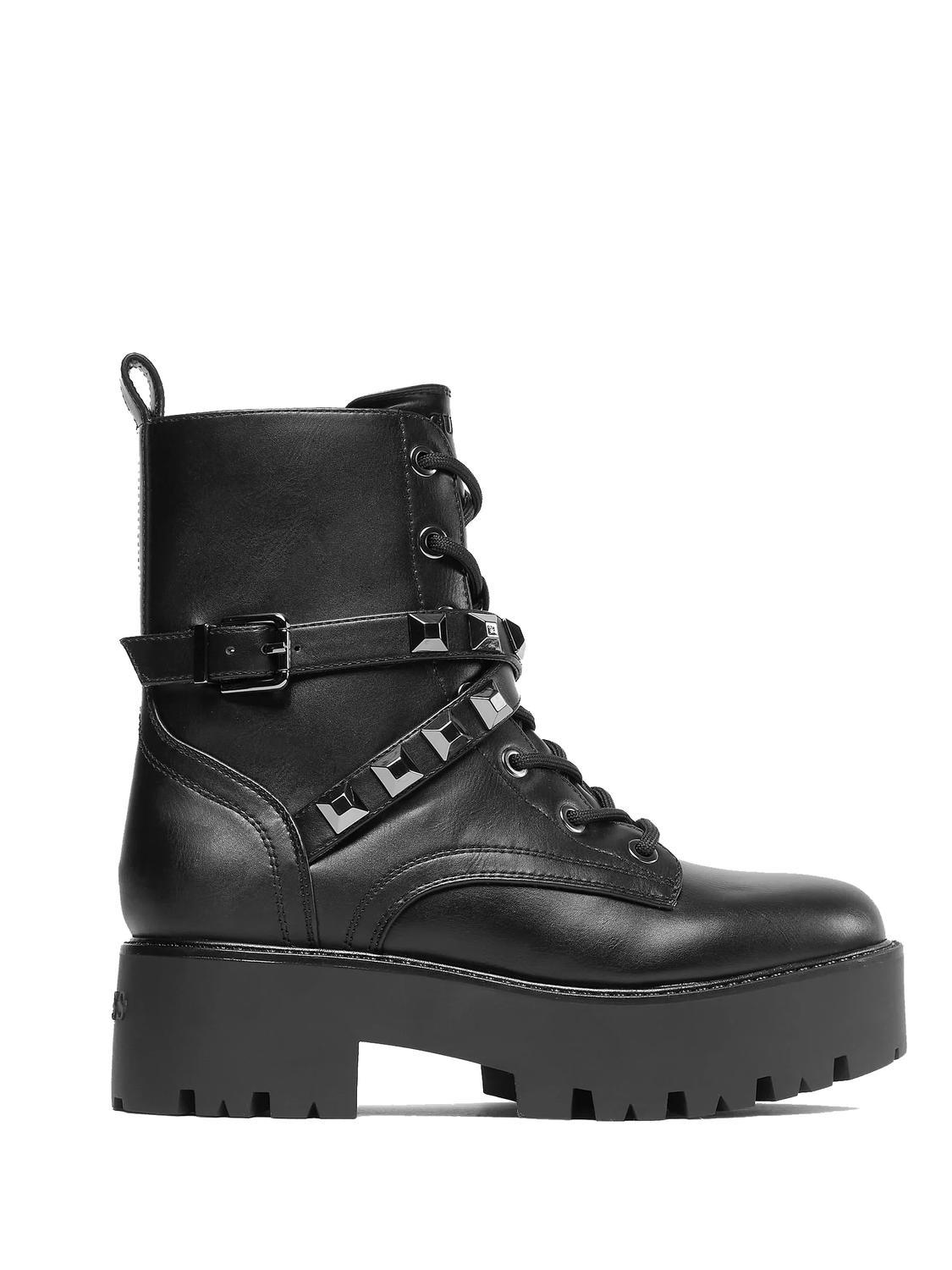 GUESS Larya Donna con Lacci Invernali Stivali IN OLIVE Misura UK 3 - 8 GUESS Larya Donna con Lacci Invernali Stivali IN OLIVE Misura UK 3 - 8