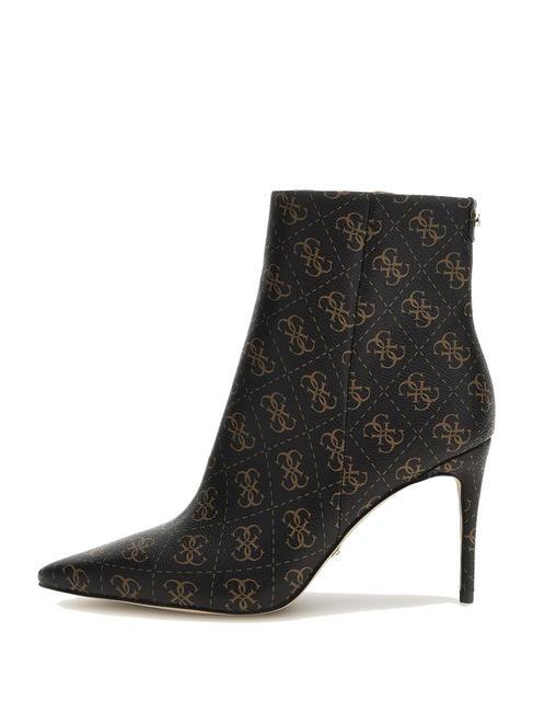 RICHER Stivaletto tronchetto 4G logo brown ocra - Scarpe Donna