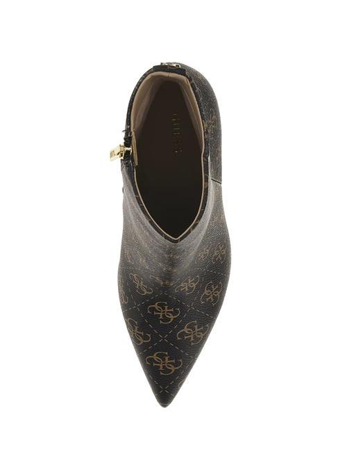 RICHER Stivaletto tronchetto 4G logo brown ocra - Scarpe Donna