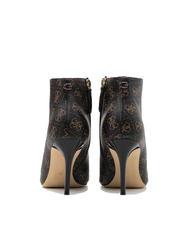 GUESS RICHER Stivaletto tronchetto 4G logo brown ocra - Scarpe Donna - 4