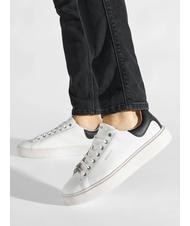 GUESS VIBO Sneakers in pelle white black - Scarpe Uomo - 6