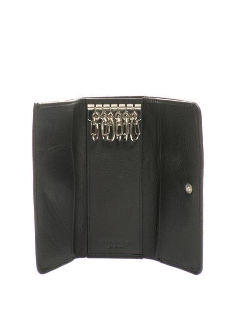 BASIC Astuccio portachiavi in pelle Nero - Portachiavi