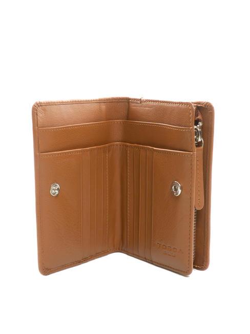 BASIC Portafoglio medio in pelle MARRONE - Portafogli Donna