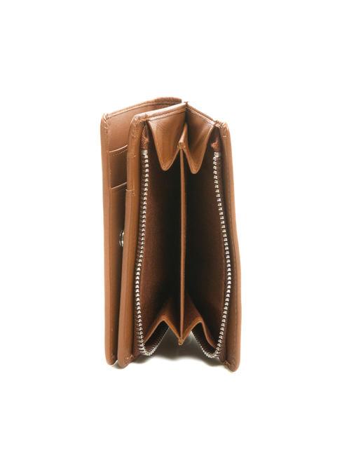 BASIC Portafoglio medio in pelle MARRONE - Portafogli Donna