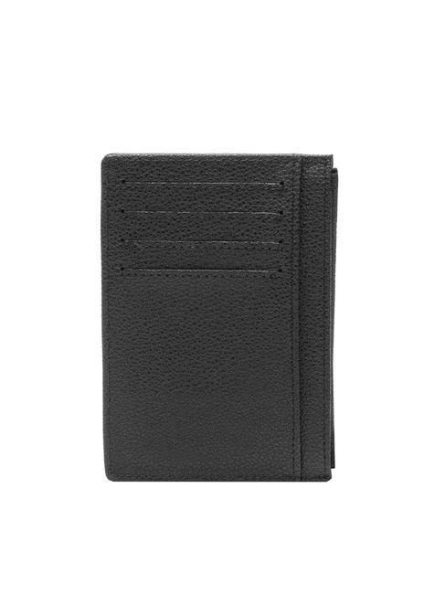 TB LOGO Portatessere in pelle con zip Nero - Portafogli Donna