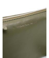 TOSCA BLU BASIC Borsa a tracolla in pelle verde oliva - Borse Donna - 3