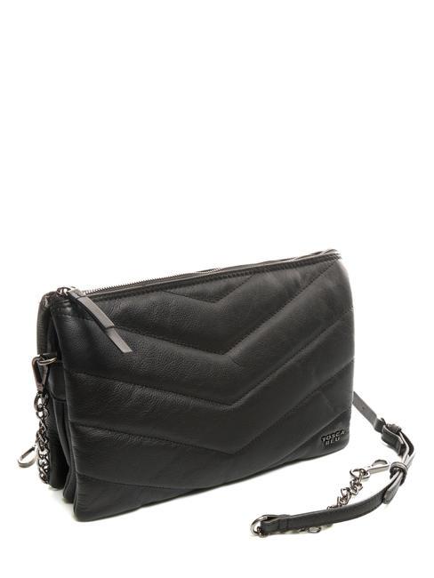 PAN CAKE Borsa in pelle con tracolla Nero - Borse Donna