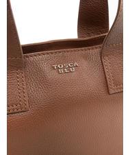 TOSCA BLU FRAPPE Borsa media in pelle con tracolla DarkBrown - Borse Donna - 3