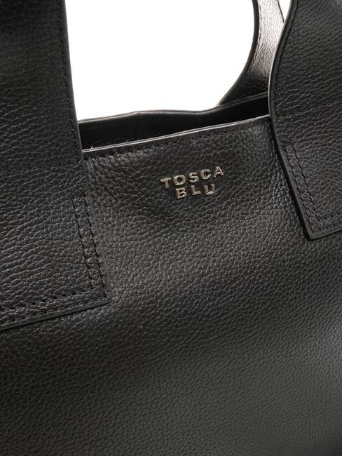 FRAPPE Borsa media in pelle con tracolla Nero - Borse Donna