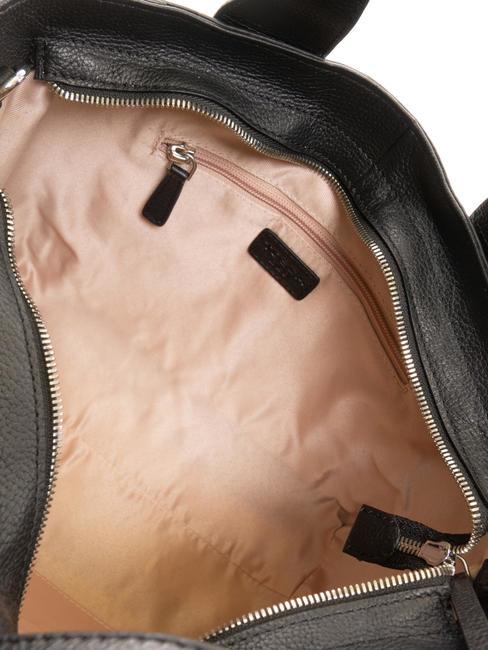 FRAPPE Borsa media in pelle con tracolla Nero - Borse Donna
