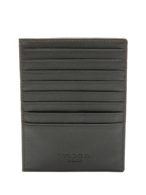 BASIC Portafoglio portatessere in pelle Nero - Portafogli Donna
