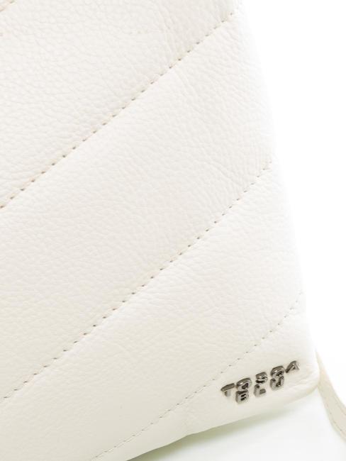 PAN CAKE Borsa in pelle con tracolla bianco - Borse Donna