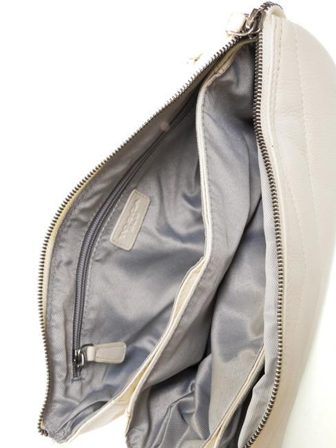 PAN CAKE Borsa in pelle con tracolla bianco - Borse Donna