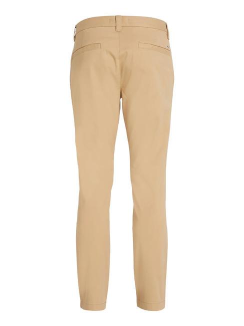 TJ AUSTIN Pantaloni chino in cotone tawny sand - Pantaloni Uomo