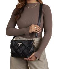 GUESS ZAINA Borsa a tracolla NERO - Borse Donna - 4