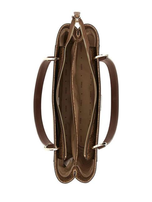 NOELLE Shopping Bag latte logo/brown - Borse Donna