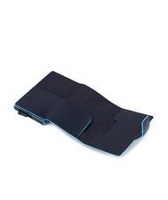 PIQUADRO BLUE SQUARE Portacarte di credito in pelle e metallo blu - Portafogli Uomo - 3
