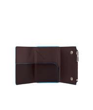 PIQUADRO BLUE SQUARE Portafoglio in pelle con sliding system MOGANO - Portafogli Uomo - 3