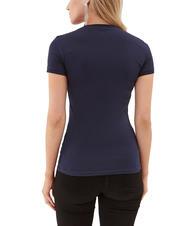 GUESS MINI TRIANGLE T-shirt scollo a V blackened blue - T-shirt e Top Donna - 2