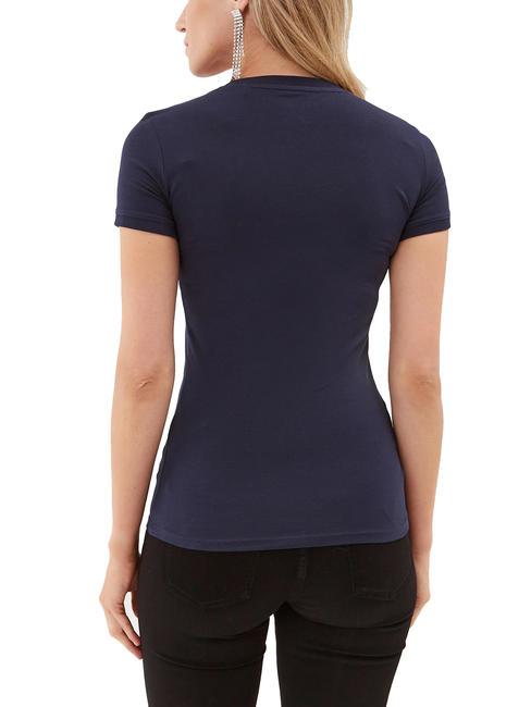 MINI TRIANGLE T-shirt scollo a V blackened blue - T-shirt e Top Donna