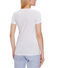 GUESS MINI TRIANGLE T-shirt scollo a V purwhite - T-shirt e Top Donna - 2