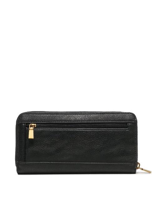 LAUREL Large Portafoglio Zip Around NERO - Portafogli Donna