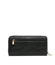 GUESS LAUREL Large Portafoglio Zip Around NERO - Portafogli Donna - 3
