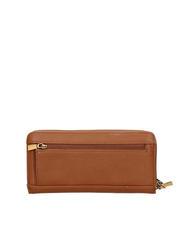 GUESS LAUREL Large Portafoglio Zip Around COGNAC - Portafogli Donna - 3