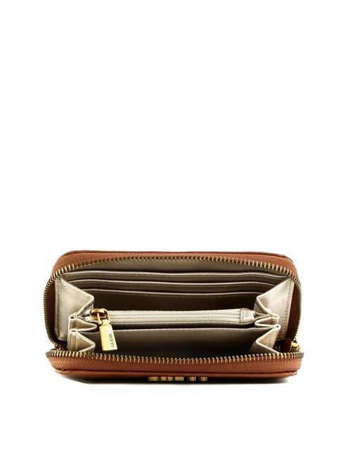 LAUREL M Portafoglio Zip Around COGNAC - Portafogli Donna
