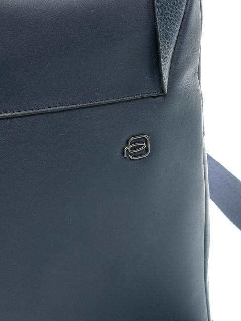 MACBETH Borsello in pelle espandibile blu - Tracolle Uomo