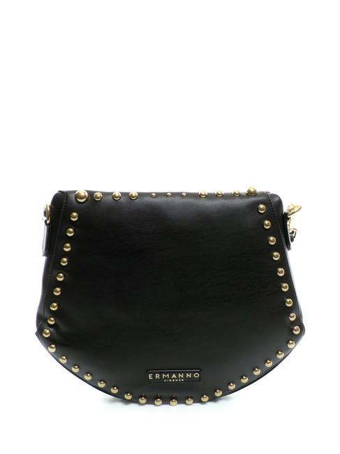 PRINCESS Borsa a tracolla con borchiette black gold - Borse Donna