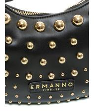 ERMANNO SCERVINO PRINCESS Borsa a spalla con borchiette black gold - Borse Donna - 4