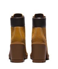 TIMBERLAND ALLINGTON Stivaletto stringato con tacco in nabuk wheat - Scarpe Donna - 4