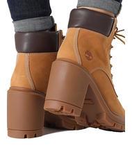 TIMBERLAND ALLINGTON Stivaletto stringato con tacco in nabuk wheat - Scarpe Donna - 5