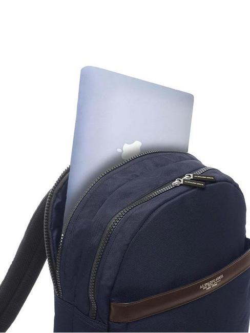 SMART ROUND Zaino porta PC 15.6" blu - Zaini da lavoro porta PC