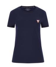 GUESS MINI TRIANGLE T-shirt slim fit blackened blue - T-shirt e Top Donna - 4